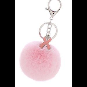 💗Breast cancer ribbon key ring 💗